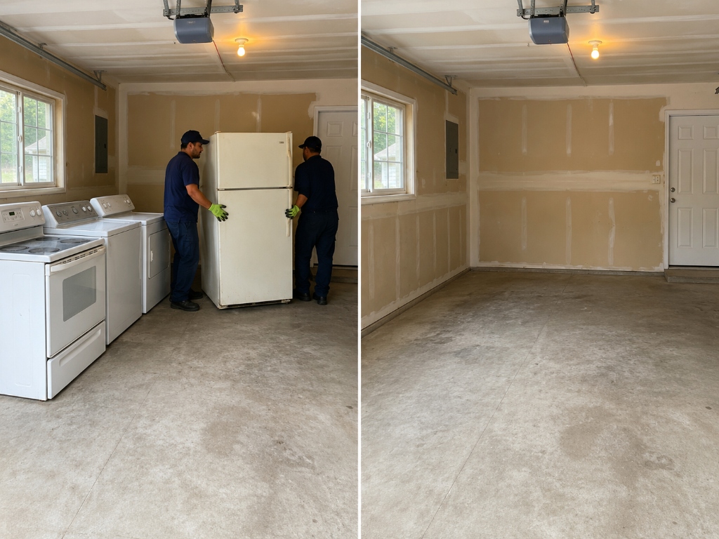 Appliance Removal before and after — Apex NC